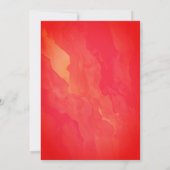 カラフルな秋のキャンディードアップル誕生日パーティー 招待状 (裏面)