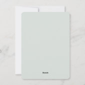 カラフルな秋のスカッシュとパンプキン シーズンカード (裏面)