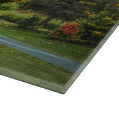 カラフルな秋の景色の写真 カッティングボード (角)