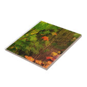カラフルな秋の葉 タイル (側面)