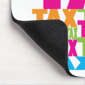 カラフルな税 マウスパッド (コーナー)