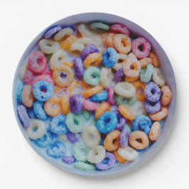 カラフルな穀物の使い捨て可能な紙皿のボール ペーパープレート