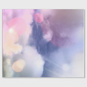 カラフルな空の光沢のある包装紙、30" x 6' ラッピングペーパー (フラット)