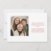 カラフルな筆記体カリグラフィー2写真ハッピーホリデーカード シーズンカード (裏面)