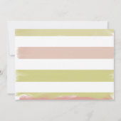 カラフルな筆跡 現代フォト 新年カード カード (裏面)