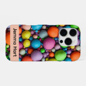 カラフルな粘土のスマホケース iPhoneケース (裏面横)
