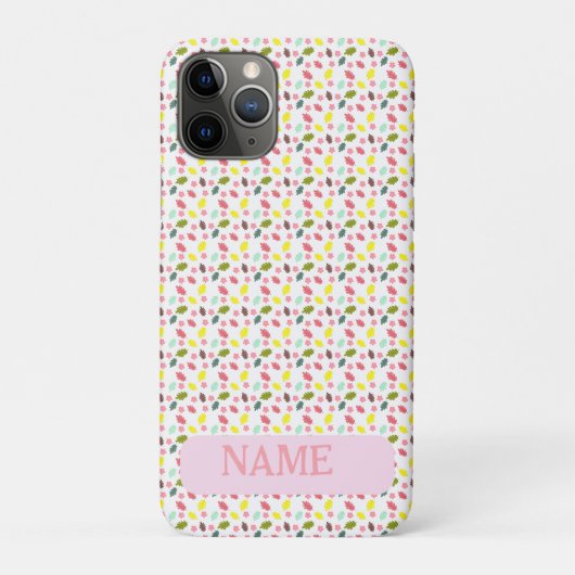 カラフルな紅葉と花 Case-Mate iPhoneケース (裏)