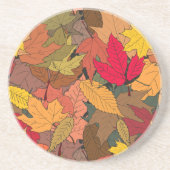 カラフルな紅葉 コースター (正面)