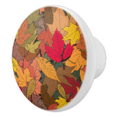 カラフルな紅葉 セラミックノブ (右)