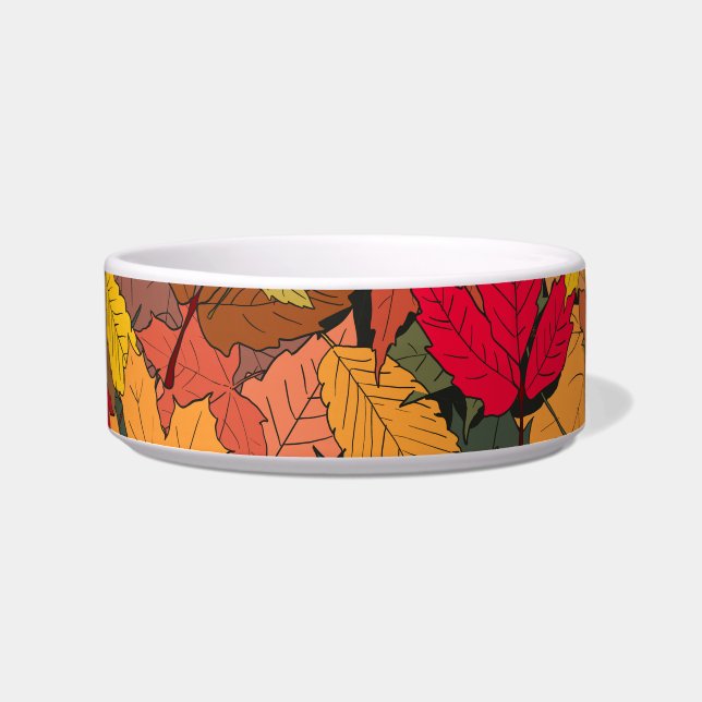 カラフルな紅葉 ボウル (正面)