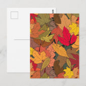 カラフルな紅葉 ポストカード (正面/裏面)