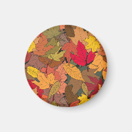 カラフルな紅葉 マグネット