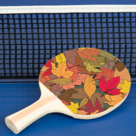 カラフルな紅葉 卓球ラケット