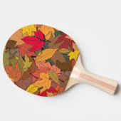 カラフルな紅葉 卓球ラケット (横)