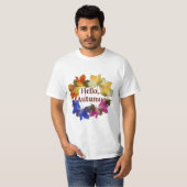 カラフルな紅葉 Tシャツ (正面フル)