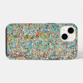カラフルな紙吹雪のiPhoneケース iPhoneケース (裏面横)