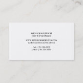 カラフルな紙吹雪|の名刺 名刺 (裏面)