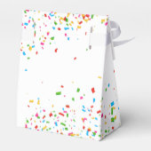 カラフルな紙吹雪 フェイバーボックス (裏面サイド)