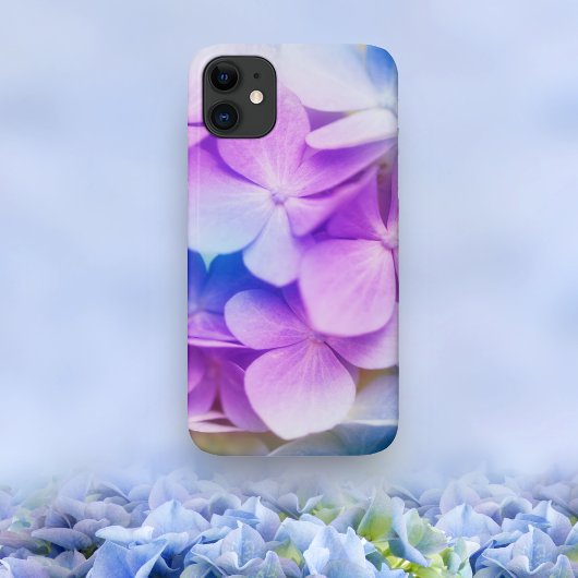 カラフルな紫色のアジサイ Case-Mate iPhoneケース