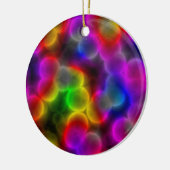 カラフルな細菌 セラミックオーナメント (左)