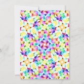 カラフルな結婚式の招待状！ 招待状 (裏面)