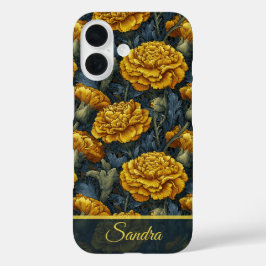 カラフルな結婚祝いカーネーションの花の名前 iPhone 16ケース