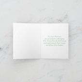 カラフルな絵本 ベビーシャワー 感謝カード (内部)