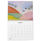 カラフルな絵画。 2013. カレンダー (3月 2026)