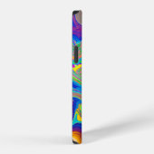 カラフルな絵画 iPhoneケース (右側面)