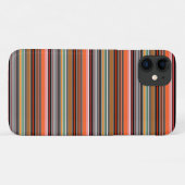 カラフルな縞模様 Case-Mate iPhoneケース (裏面(横))