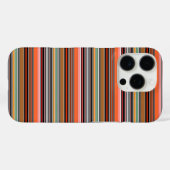 カラフルな縞模様 Case-Mate iPhoneケース (裏面 (横))