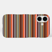 カラフルな縞模様 Case-Mate iPhoneケース (裏面 (横))