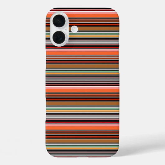 カラフルな縞模様 Case-Mate iPhoneケース (裏面)
