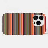 カラフルな縞模様 Case-Mate iPhoneケース (裏面 (横))