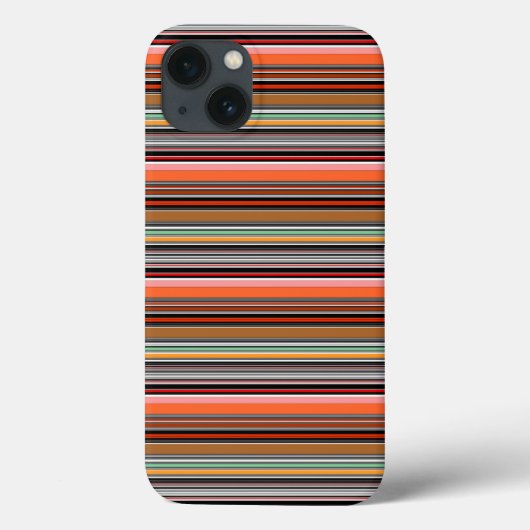 カラフルな縞模様 Case-Mate iPhoneケース (裏面)