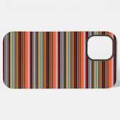 カラフルな縞模様 iPhoneケース (裏面横)