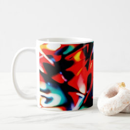 カラフルな美しい混乱 コーヒーマグカップ