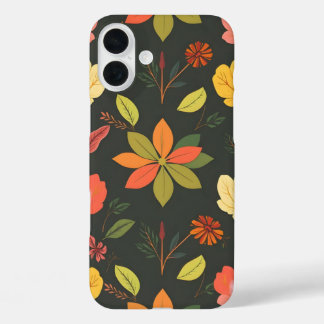 カラフルな自然の要素 iPhone16ケース iPhone 16 Plusケース
