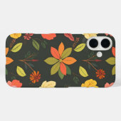 カラフルな自然の要素 iPhone16ケース Case-Mate iPhoneケース (裏面 (横))