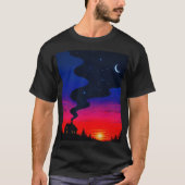 カラフルな自然 Tシャツ (正面)