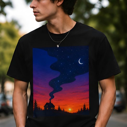 カラフルな自然 Tシャツ