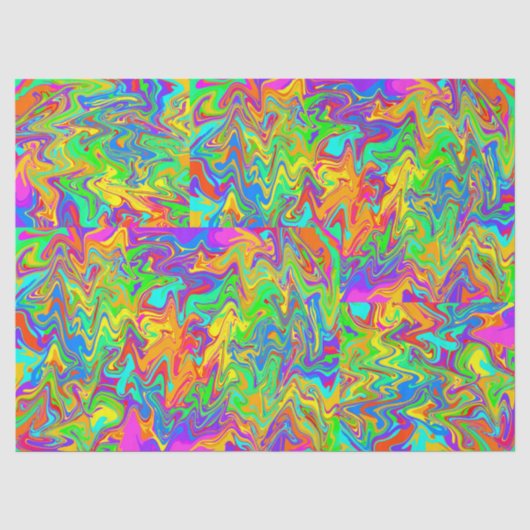 カラフルな色 薄葉紙 (正面)