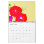 カラフルな花と飾られる私のカレンダー2019 カレンダー (3月 2026)