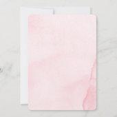 カラフルな花のイラスト ブライダルシャワー 招待状 (裏面)