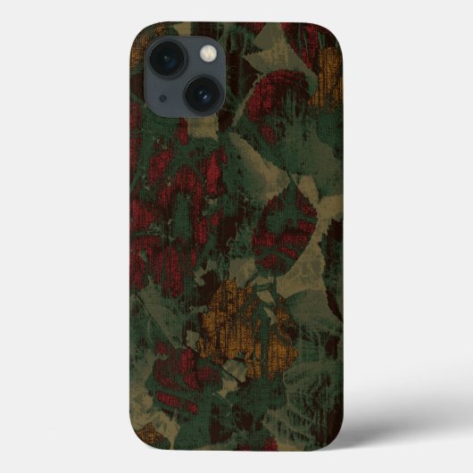 カラフルな花のカムフラージュパターン Case-Mate iPhoneケース (裏面)
