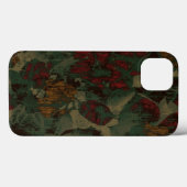 カラフルな花のカムフラージュパターン Case-Mate iPhoneケース (裏面 (横))