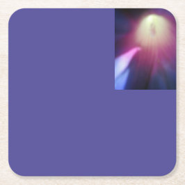 カラフルな花のコースター スクエアペーパーコースター