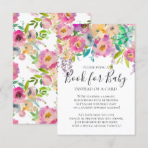 カラフルな花のベイビーシャワーブック 赤ちゃんのために