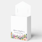 カラフルな花のベビーシャワーの好意箱のリボン フェイバーボックス (オープン)