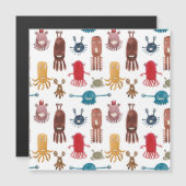 カラフルな花のマンダラ：ヴィンテージ手描き (正面/裏面)